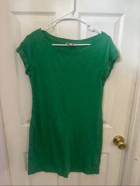 Banana Republic Emerald Green Short Sleeve Tunic